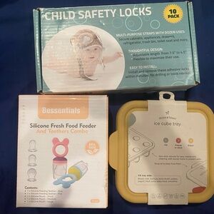 Baby teething feeder & child locks